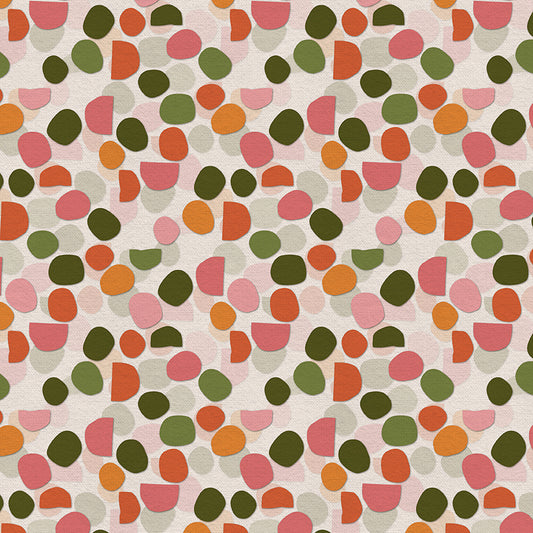 Layered Circles - Green/Pink