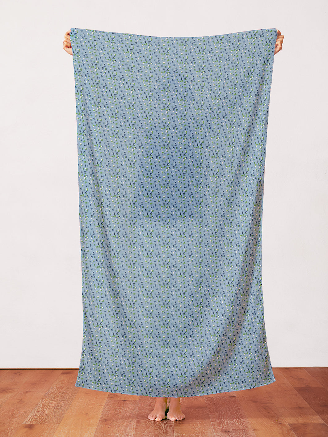 Ditsy Dots - Blue/Green
