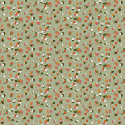 Ditsy Dots - Green/Pink