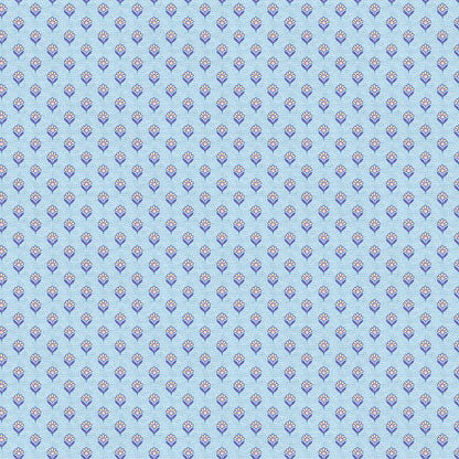 Dots and Daisies - Blue