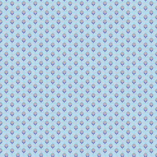 Dots and Daisies - Blue