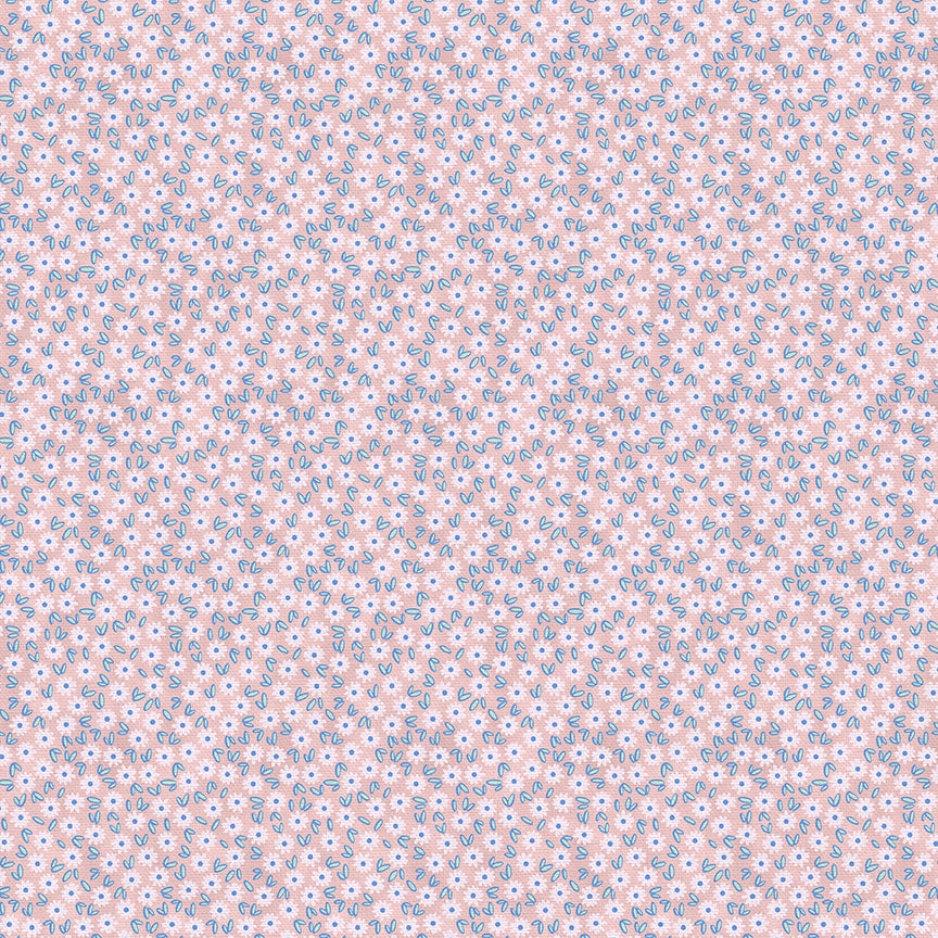 Ditsy Daisy - Pink/Blue