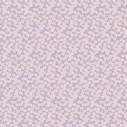Ditsy Daisy - Pink/Blue