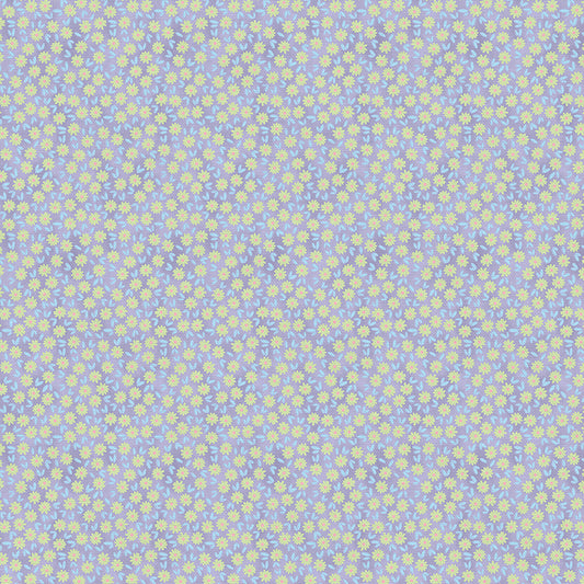 Ditsy Daisy - Green/Purple