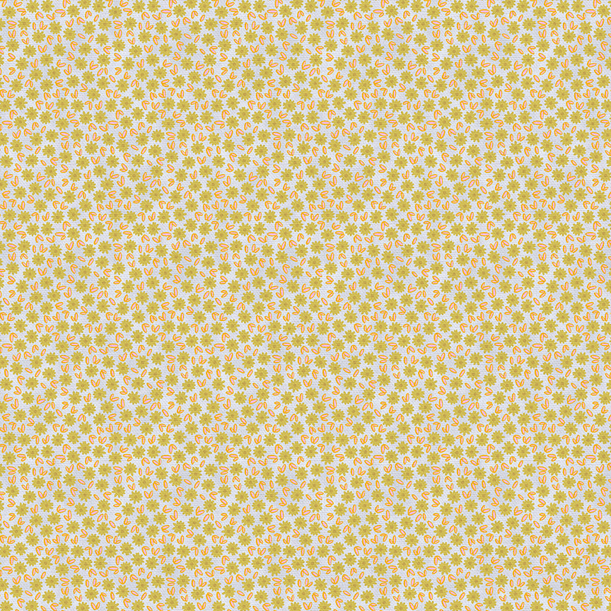 Ditsy Daisy - Green/Blue