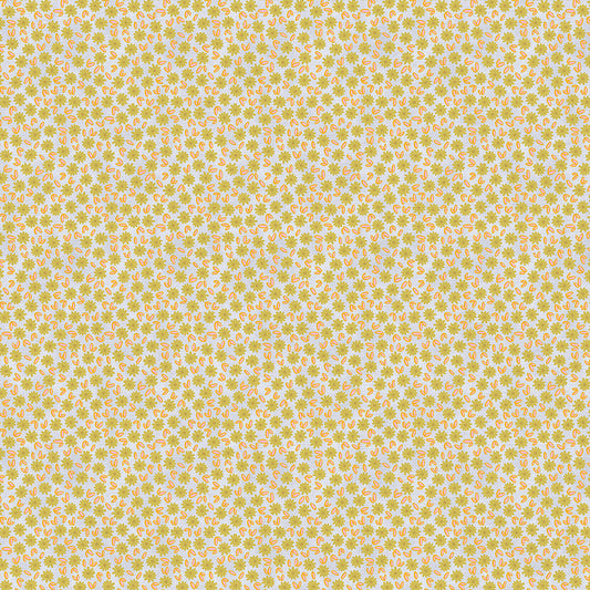 Ditsy Daisy - Green/Blue