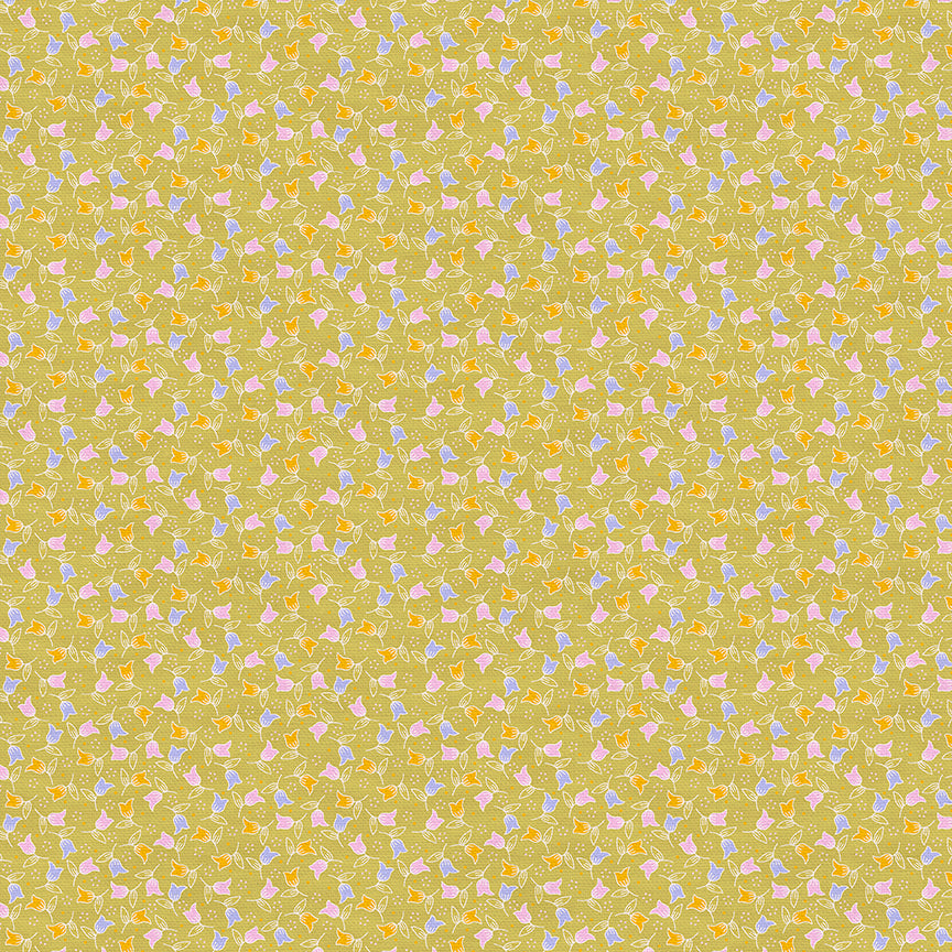 Ditsy Tulip - Green