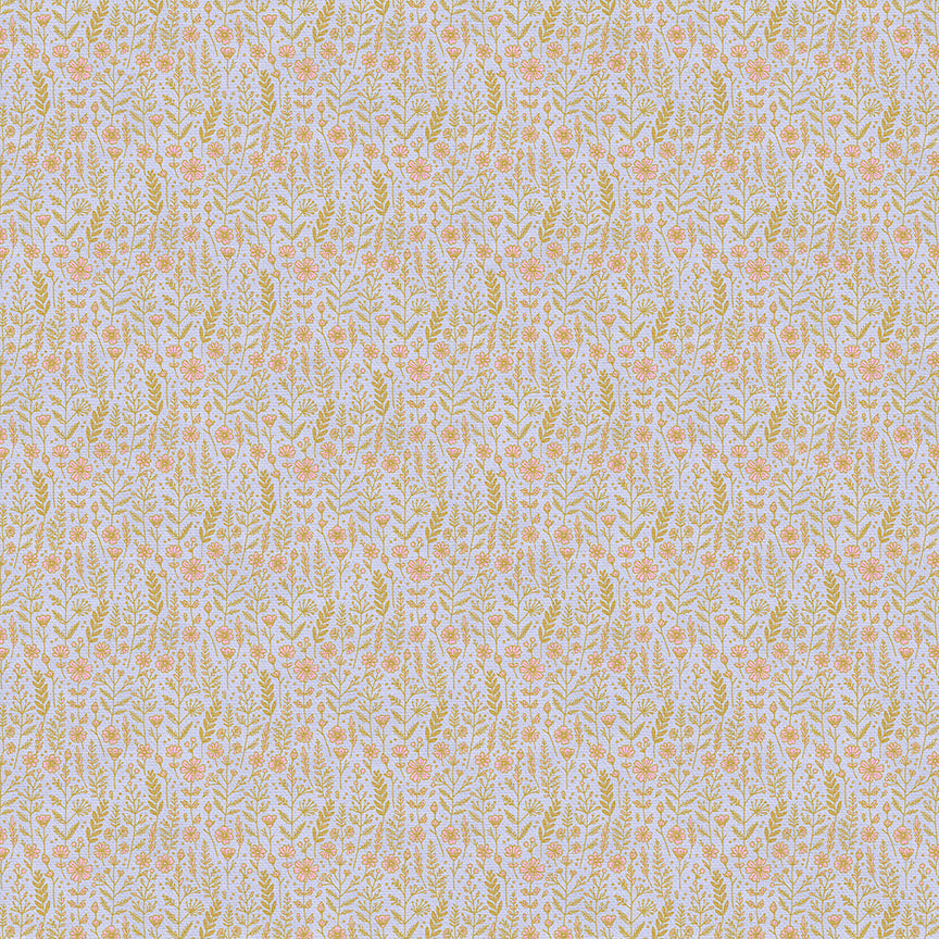 Wildflowers - Gold/Blue