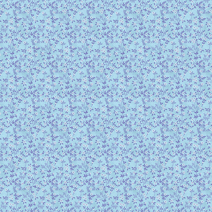 Stippled Branches - Blue/Purple