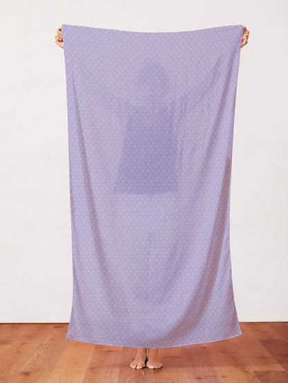 Dots and Diamonds - Pink on Purple