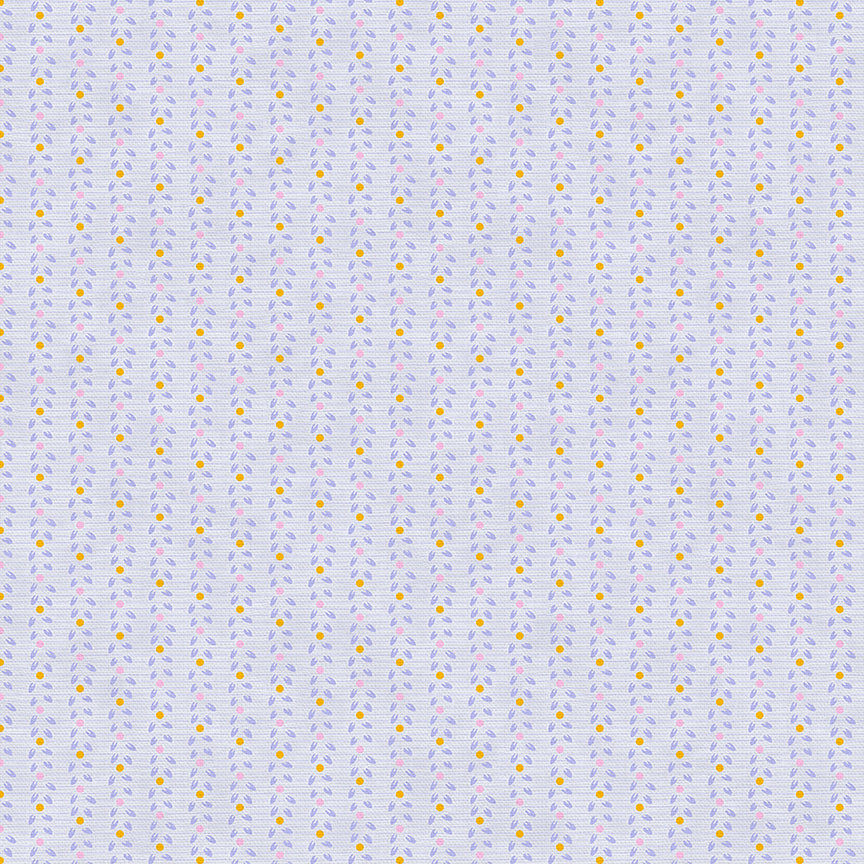 Leaf Stripe - Blue/Orange