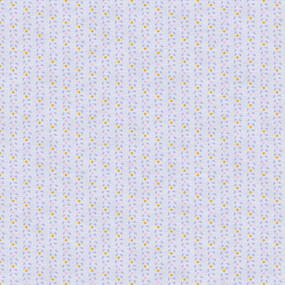 Leaf Stripe - Blue/Orange
