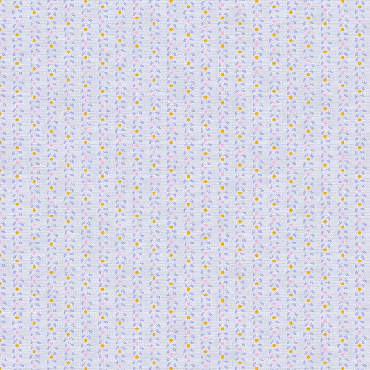 Leaf Stripe - Blue/Orange