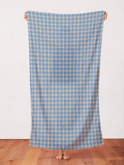 Geometric Symbols - Blue/Gold
