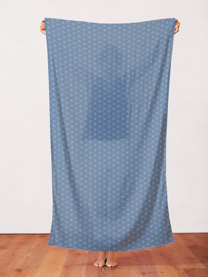 Geometric Stitches - Blue/Gold