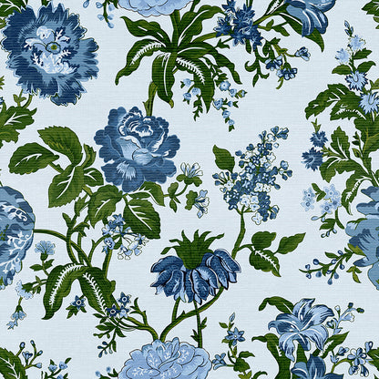 Grandma's Wallpaper - Blue