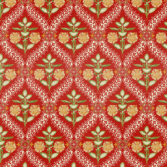 Folk Damask - Red