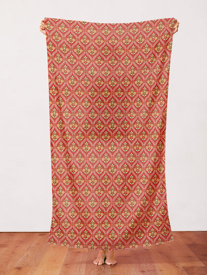 Folk Damask - Red