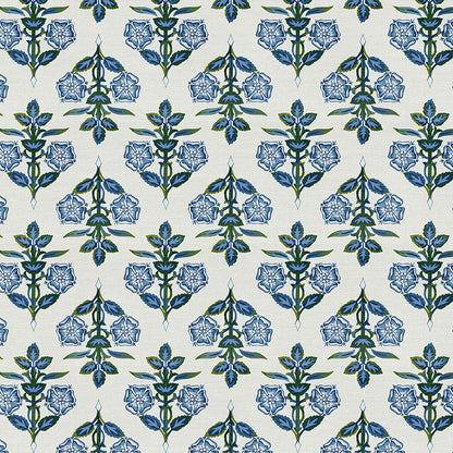 Ornamental Garden - Blue/Green