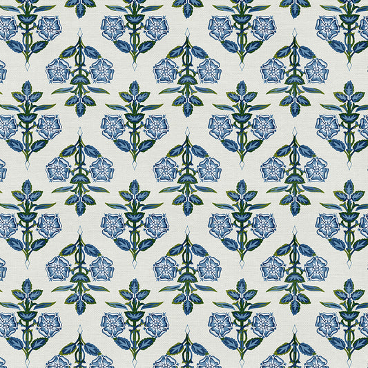 Ornamental Garden - Blue/Green