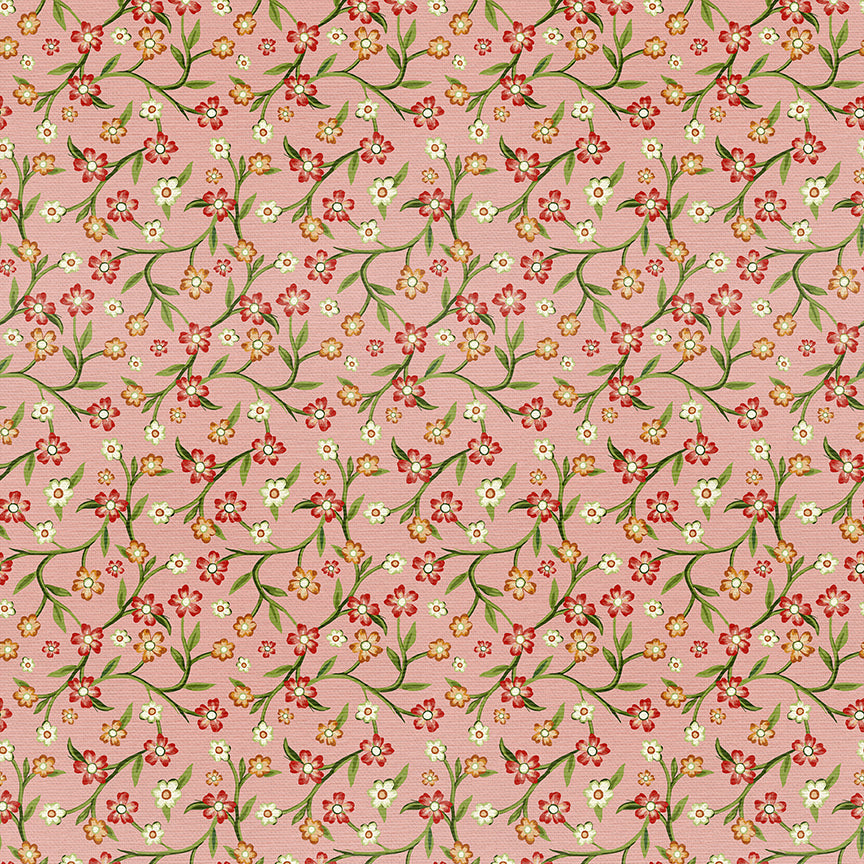 Floral Vines - Pink