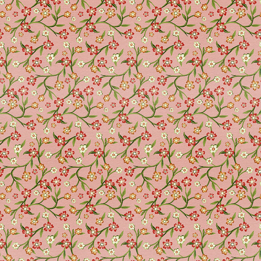 Floral Vines - Pink