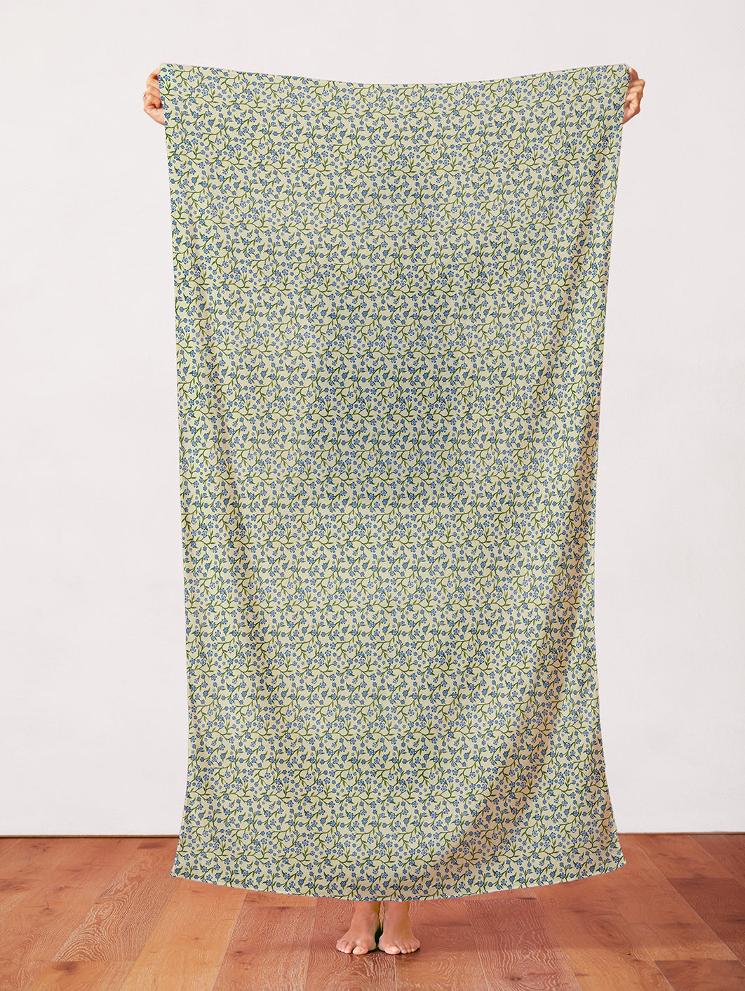 Floral Vines - Light Green