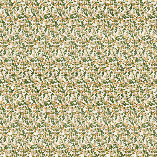 Ditsy Florals - White/Red