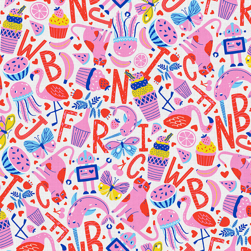 Pink Alphabet Toss