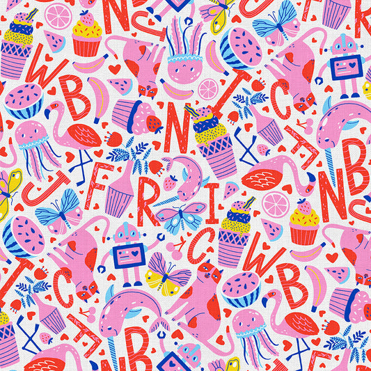 Pink Alphabet Toss