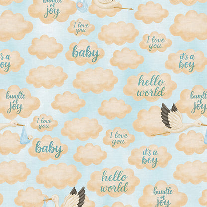 Sky Scribbles - Blue