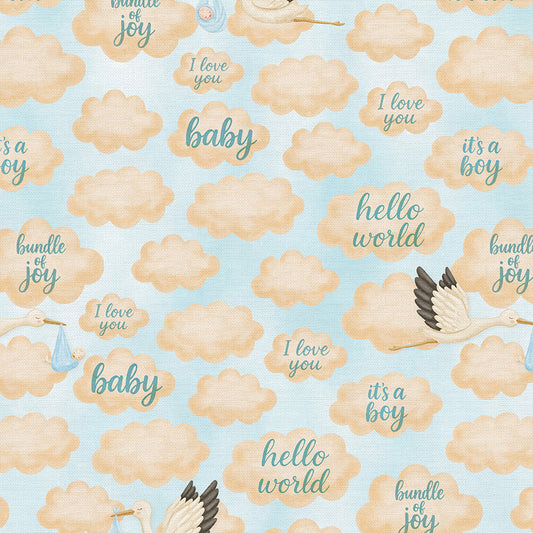 Sky Scribbles - Blue