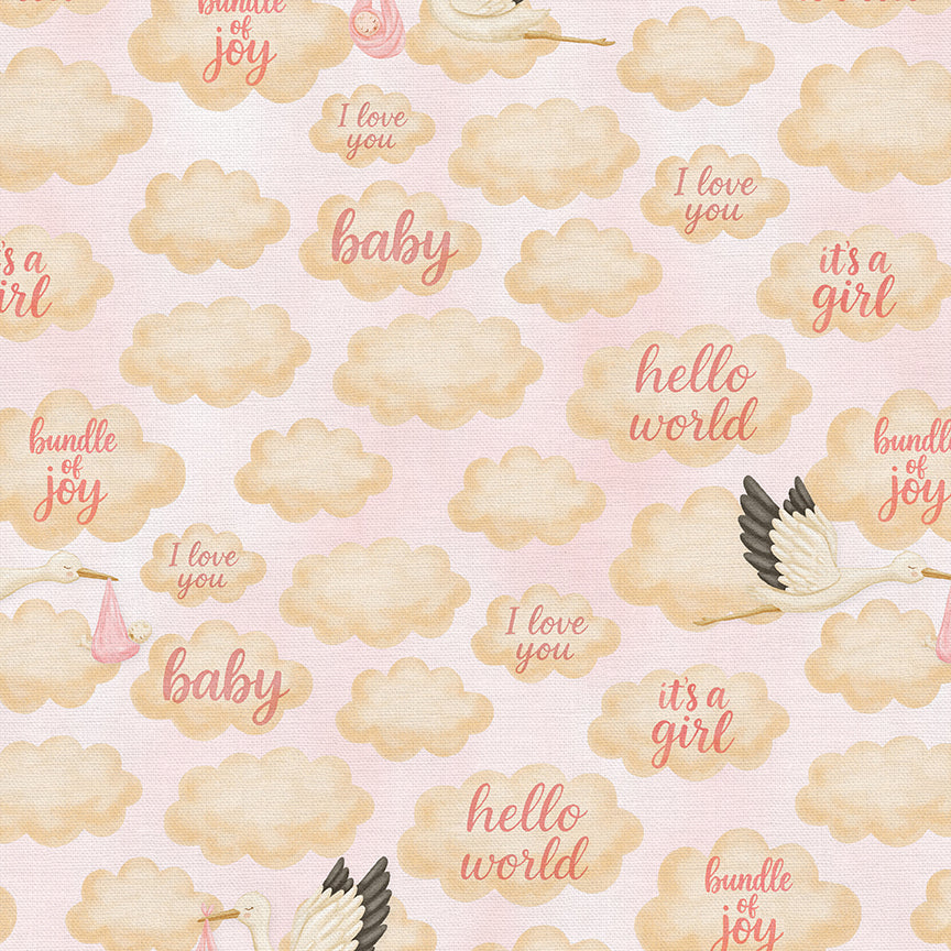 Sky Scribbles - Pink