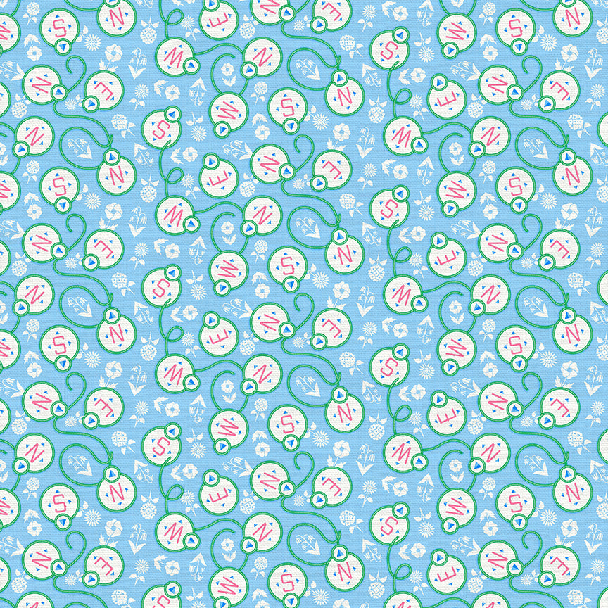 Go With The Winds - Blue/Green