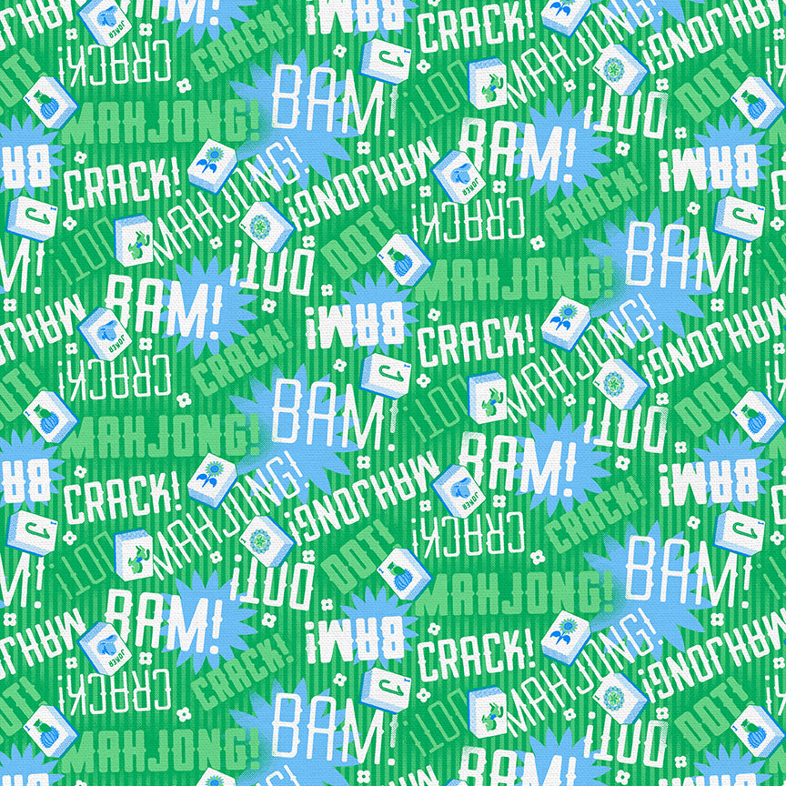 Dot Bam Crack - Green/Blue
