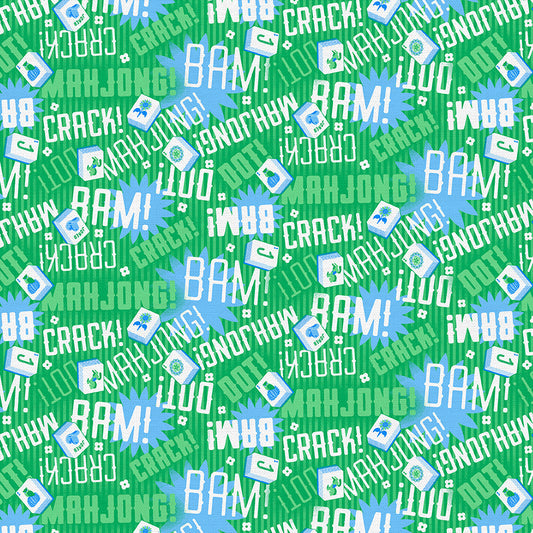Dot Bam Crack - Green/Blue