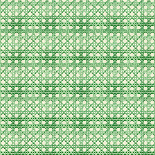 Cane - Green on White