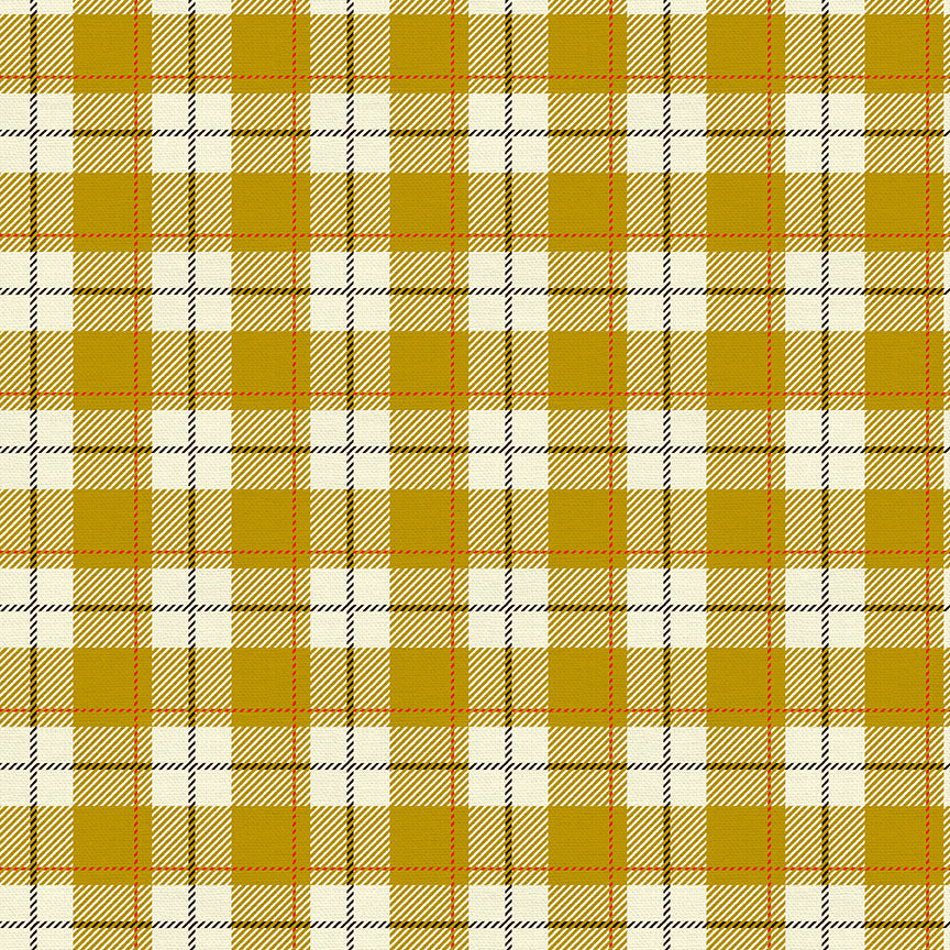 Plaid - Gold