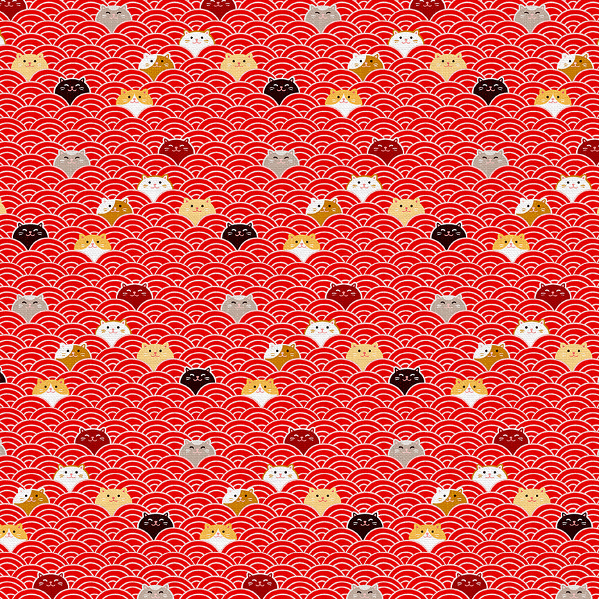 Cat Scallop - Red