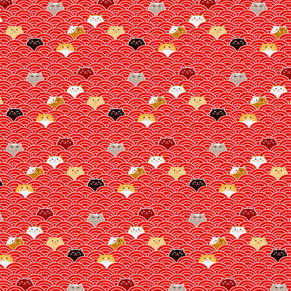 Cat Scallop - Red