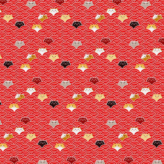 Cat Scallop - Red
