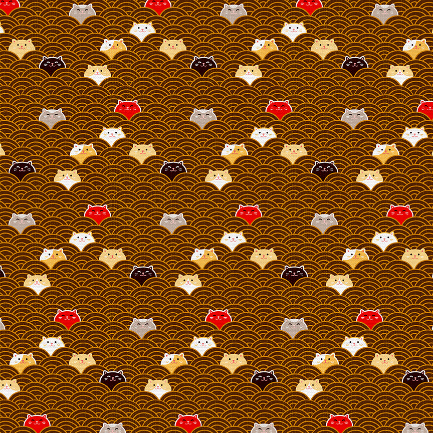 Cat Scallop - Brown
