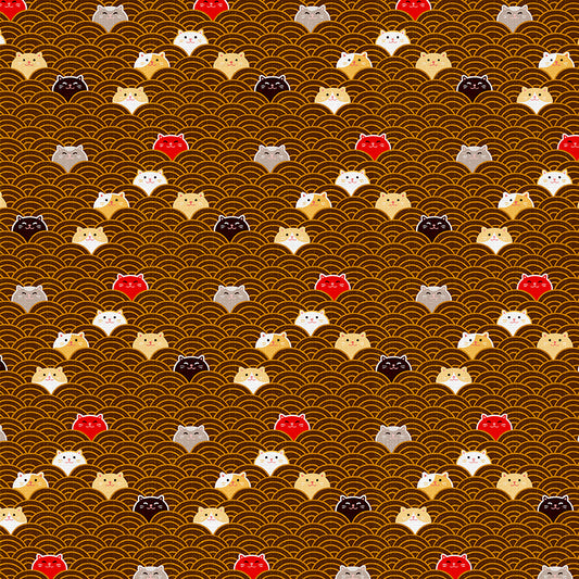 Cat Scallop - Brown