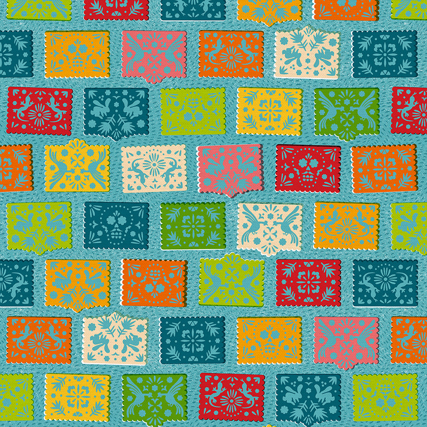 Papel Picado - Blue