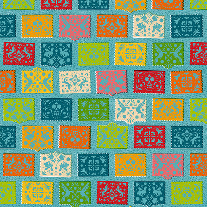 Papel Picado - Blue