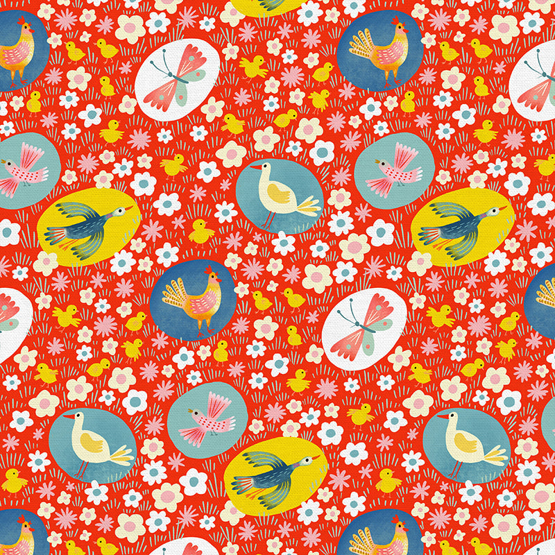 Bird Meadow - Red