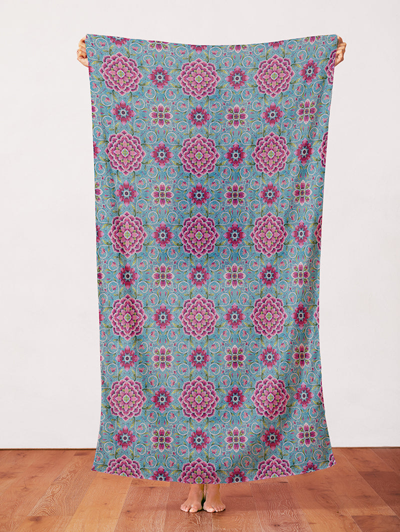 Mosaic Magic - Teal/Pink