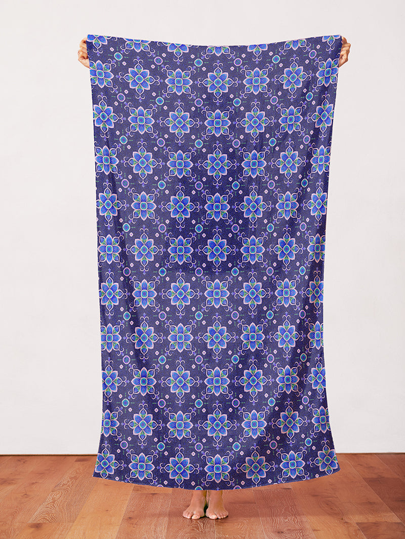 Tile Medallions - Dark Blue