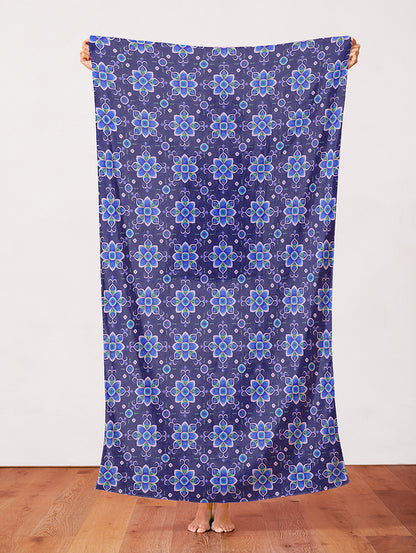 Tile Medallions - Dark Blue