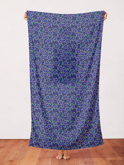 Vine Toss - Dark Blue/Green